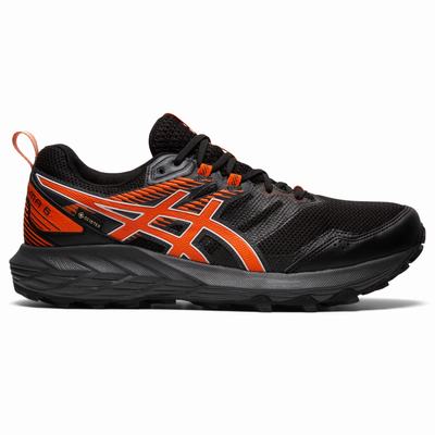 Férfi Asics Gel-Sonoma 6 G-TX Terepfutó Cipő AS4059631 Fekete/Arany Narancssárga